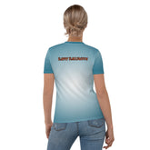 Halloween-Themed Graphic on Cursed Castle Women's T-Shirt